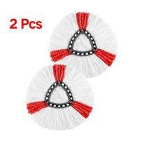 Microfibre Mop for Vileda Turbo 2-in-1, Mop Head for Vileda Turbo Spin Mops Easy Wringing 2-in-1, Spin Mop For All Floor Types white