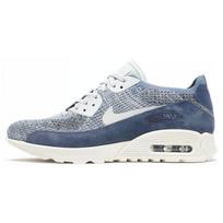 Nike Air Max 90 Ultra 20 Flyknit 'Grey White' Women's 889694-400 38.5 gray