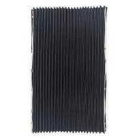 Mill Machine Tool Dust Protective Cover CNC Accordion Way 40x60cm/15.75x23.62'' 1 black