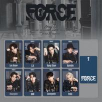 Stray Kids FORCE 8pcs Photocard Set, Kpop Boy Group Chess Concept Lomo Cards Collectible Photo Cards Fan Merchandise Gift for STAY gray