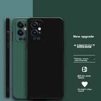 Phone Case for OnePlus 9 Pro, OnePlus 9 Pro Protective Cover, Full Lens Protection Upgraded Frosted Anti-Drop Silicone Soft Case - Midnight Black