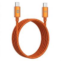 Forever Saffron laidas USB-C - USB-C 1,0 m 60W oranžinis