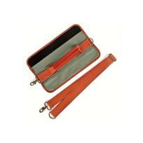 Warm Brown Canvas Golf Club Carry Bag With Leather Handle Lightweight Design Spacious Compartment For Golf Accessories 1 gray