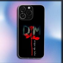 D-Depeche Mode Phone Case For iPhone 16,15,14,13,12,11 Plus,Pro,Max,XR,XS,X,Plus,SE,Mini Transparent Soft Cover iPhone16promax gray