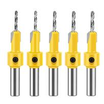 5/7Pcs 8mm Countersink Drill Bit for Wood Quick Changing Chamfered Adjustable Drilling Tool Pilot Counter Sink Hole