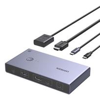 Switch KVM Ugreen CM731 2-in-1 USB-C + HDMI