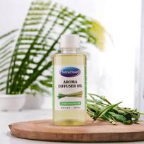 Tetraclean Lemongrass Fragrance Aroma Diffuser Oil | Scented Oil for Long lasting Re-freshening Fragrances | For Home & Commercial Use, 120ML beige