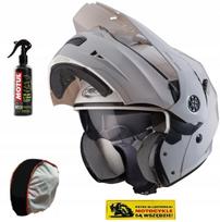 Moto šalmas CABERG TOURMAX MIDWAY, baltas, su Pinlock, dydis L