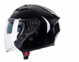 Vaikiškas motorolerio šalmas RHINO Touring XS su skaidriu skydeliu