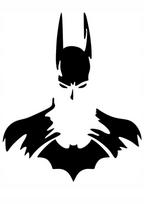 Lipdukas automobiliui BATMAN Dark Knight Gotham, 15 x 12,3 cm, be fono
