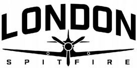 Lipdukas be fono LONDON SPITFIRE, 13 x 27,6 cm, automobiliui, šalmui, bagažinei