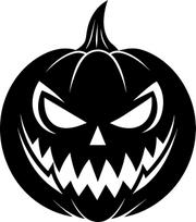 Lipdukas automobiliui, šalmui ar kompiuteriui PUMPKIN HALLOWEEN, 13 x 11,5 cm