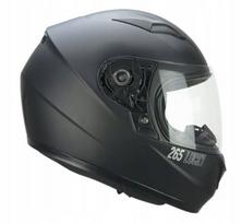 Vaikiška motociklininko šalmas CGM 265A LUCKY MONO, matinis juodas, YXL dydis