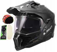 Motociklininko šalmas LS2 MX701 Explorer C, kaliojo anglies, XS