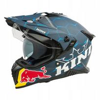 Motociklo šalmas Kini Red Bull ADV X 2.0, mėlynas ir baltas, enduro, S (55–56 cm)