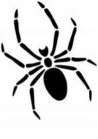 Lipdukas be fono SPIDER, 12 x 9,7 cm, automobiliui, šalmui, nešiojamam kompiuteriui, lagaminui