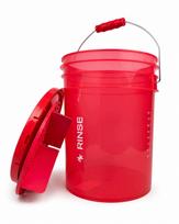 Plovimo kibiras BenBow RINSE 20 l su raudonu separatoriumi ir dangčiu