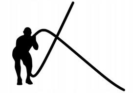 Lipdukas automobiliui ar motociklui, imtynių sporto, GYM strongman, 18 x 22,4 cm