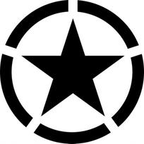 Lipdukas be fono STAR US Army, 18 x 18 cm, automobiliui, šalmui, bagažinei