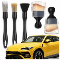 Automobilio salono valymo šepetėlių rinkinys, 5 vnt.
