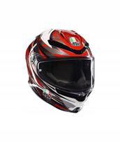 Motociklo šalmas AGV K6 S ReeVal balta/raudona/pilka XL