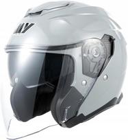 Motociklo šalmas MY 835 Jet, atviras, dvigubas skydelis, XS (53–54 cm)