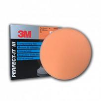 Poliravimo kempinėlė 3M 09550, oranžinė, su "Velcro", 150 mm, 1 vnt.