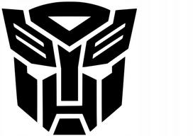 Lipdukas automobiliui TRANSFORMERS Autobot Optimus Prime, 10 x 10 cm, be fono