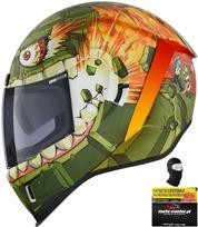Motociklininko šalmas ICON Airform Grenadier žalias, ECE DOT, dydis M