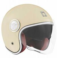 Atviras šalmas NOX PREMIUM HERITAGE, kremas, dydis S