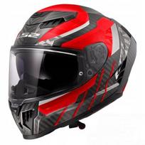 Motociklo šalmas LS2 FF807 DRAGON TRAX, raudonas, XXL