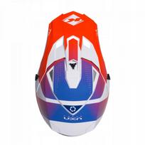 Krosinis/Enduro šalmas KENNY RACING 2025 TRACK, balta Patriotas grafika
