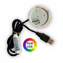 RGB LED juostelė, USB 5V, 2 m, kvapni, Poppy, automobiliui