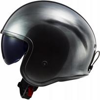 Atviras motociklo šalmas LS2 OF599 Spitfire II Jeans Titanium, XS