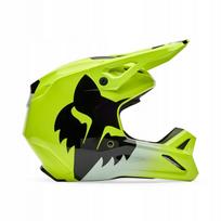 Motociklininko šalmas FOX V1 Shield, geltonas, XL