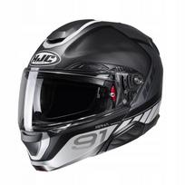 Motociklininko šalmas HJC RPHA91 RAFINO, juoda/pilka, M dydis