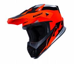 Motokroso šalmas KENNY TRACK GRAPHIC oranžinis, XL, 2023