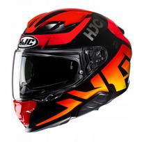 Motociklo šalmas su skydeliu HJC F71 Bard juodas/raudonas, M