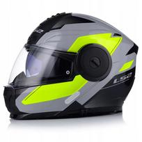 Motociklininko šalmas LS2 FF902 Scope II Duria pilkas, M dydis