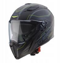 Motociklo šalmas CABERG JACKAL SUPRA, juodas/geltonas, XXL dydis
