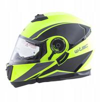 Motociklininko šalmas W-TEC Banelmeda su blenda ir Pinlock, dydis L