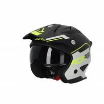 Atviras šalmas Acerbis Aria Blend, juoda/balta/geltona, XXL