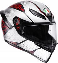 Motociklo šalmas AGV K-1 S Speedarmor, juodas/pilkas/raudonas, matinis, E2206