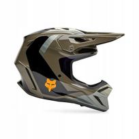 Motociklininko šalmas FOX V3 Fade, ruda/juoda, S dydis