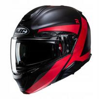 Motociklininko šalmas HJC RPHA91 Abbes, juodas/raudonas, XL dydis