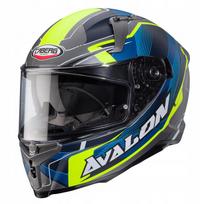 Integralus motociklo šalmas CABERG AVALON X Optic pilkai mėlynas, dydis S