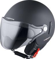 Atviras motociklo šalmas NEXX SX.60 VISION FLEX II, juodas matinis, L dydis
