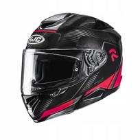 Motociklininko šalmas HJC RPHA72 Carbon Fynex raudonas, M dydis