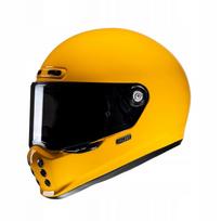 Motociklininko šalmas HJC V10, geltonas, integruotas