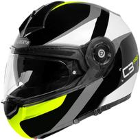 Motociklo šalmas SCHUBERTH C3 PRO Sestante geltonas, atverčiamas
